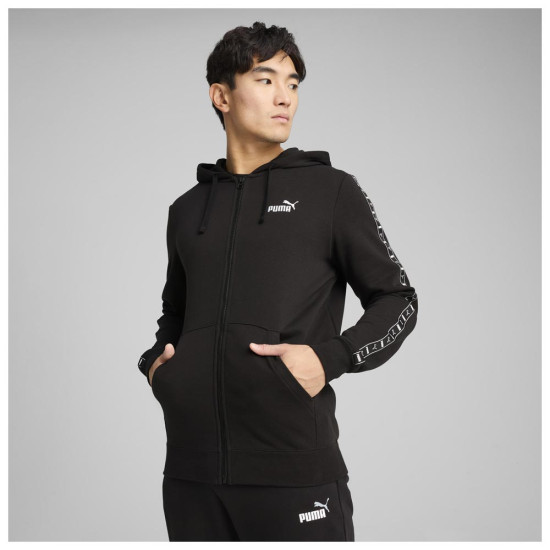 Puma Ανδρική ζακέτα Essentials Tape Full-Zip Hoodie